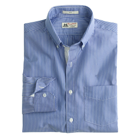 Slim Thomas Mason for The Crew Shirt in Fresh Pond Stripe