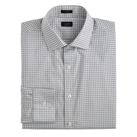 Crosby Shirt in Misty Fog Gingham